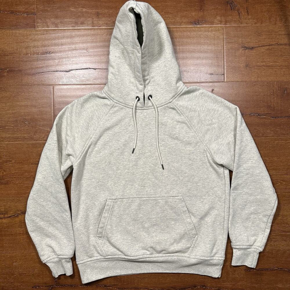 Flint And Tinder 10 Year Hoodie Sweater Mens L Gray Pullover Made In USA City